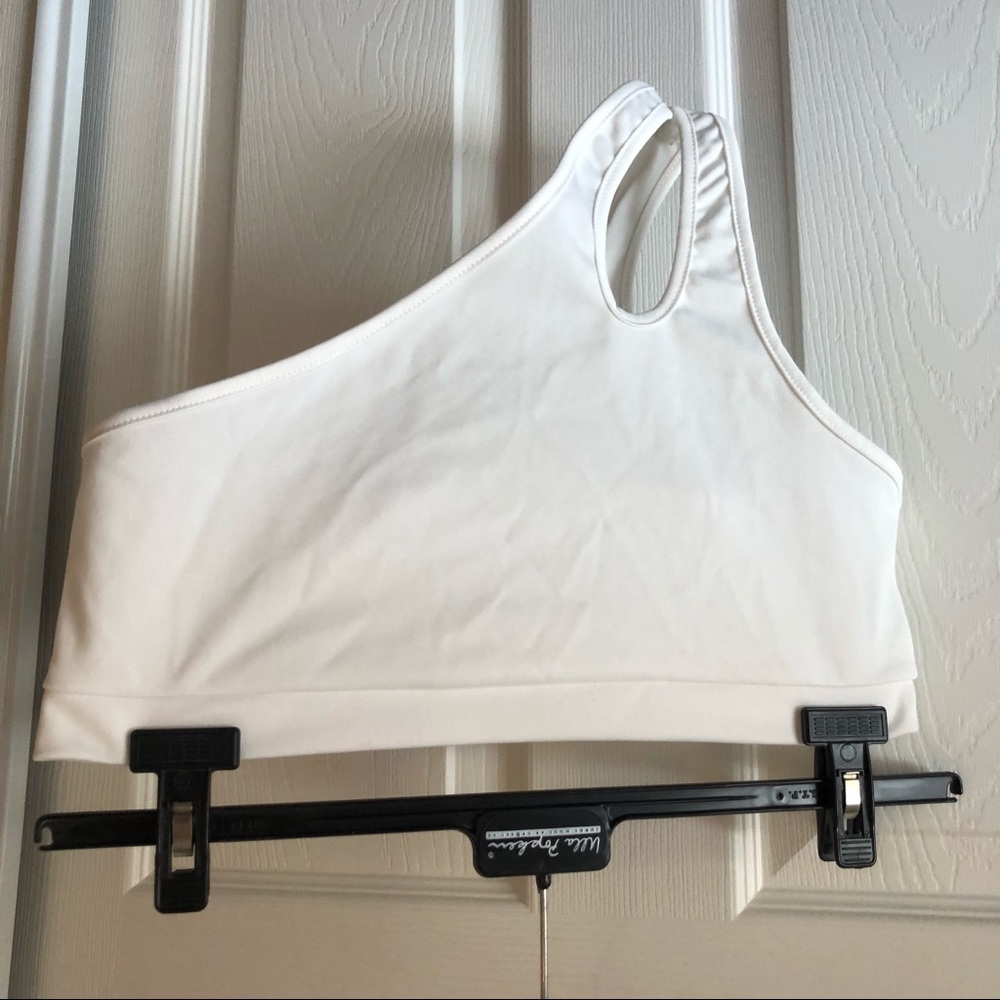 EQ Crop Single Shoulder Strap Top